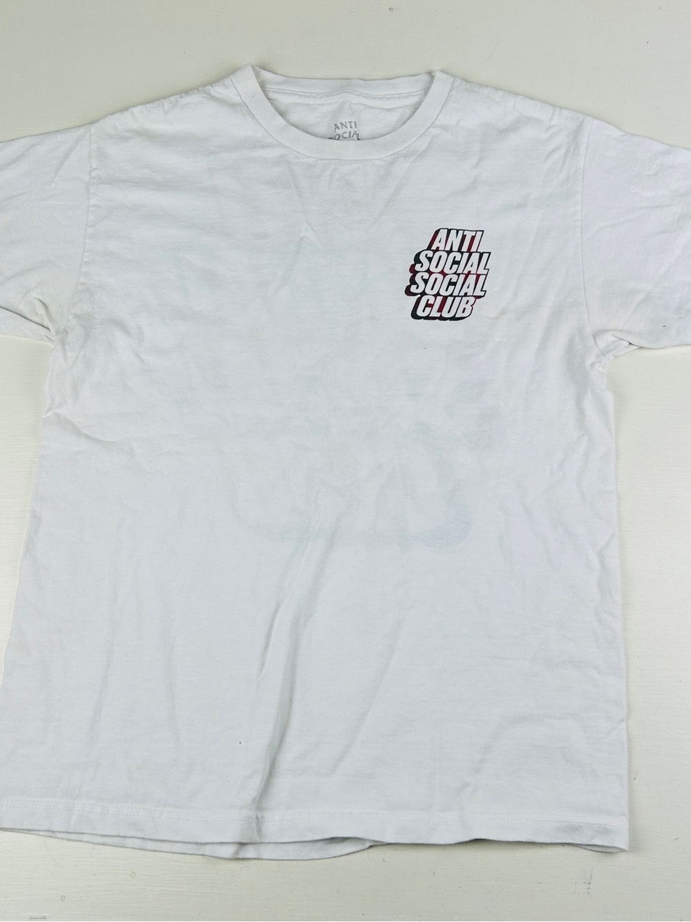 Anti Social Social Club T-Shirt Mens White Sz Medium Graphic Tee